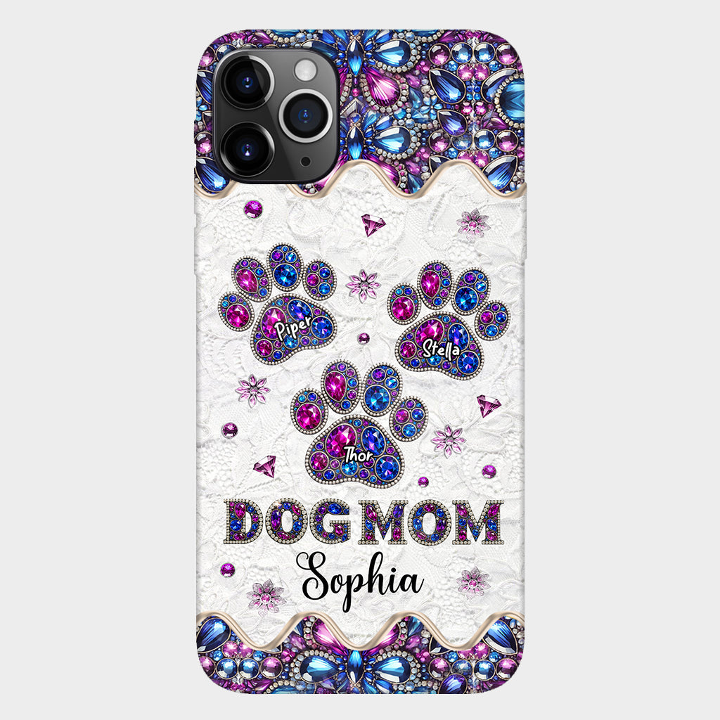 Maman de chien - Coque de téléphone personnalisée avec motif chien intégral