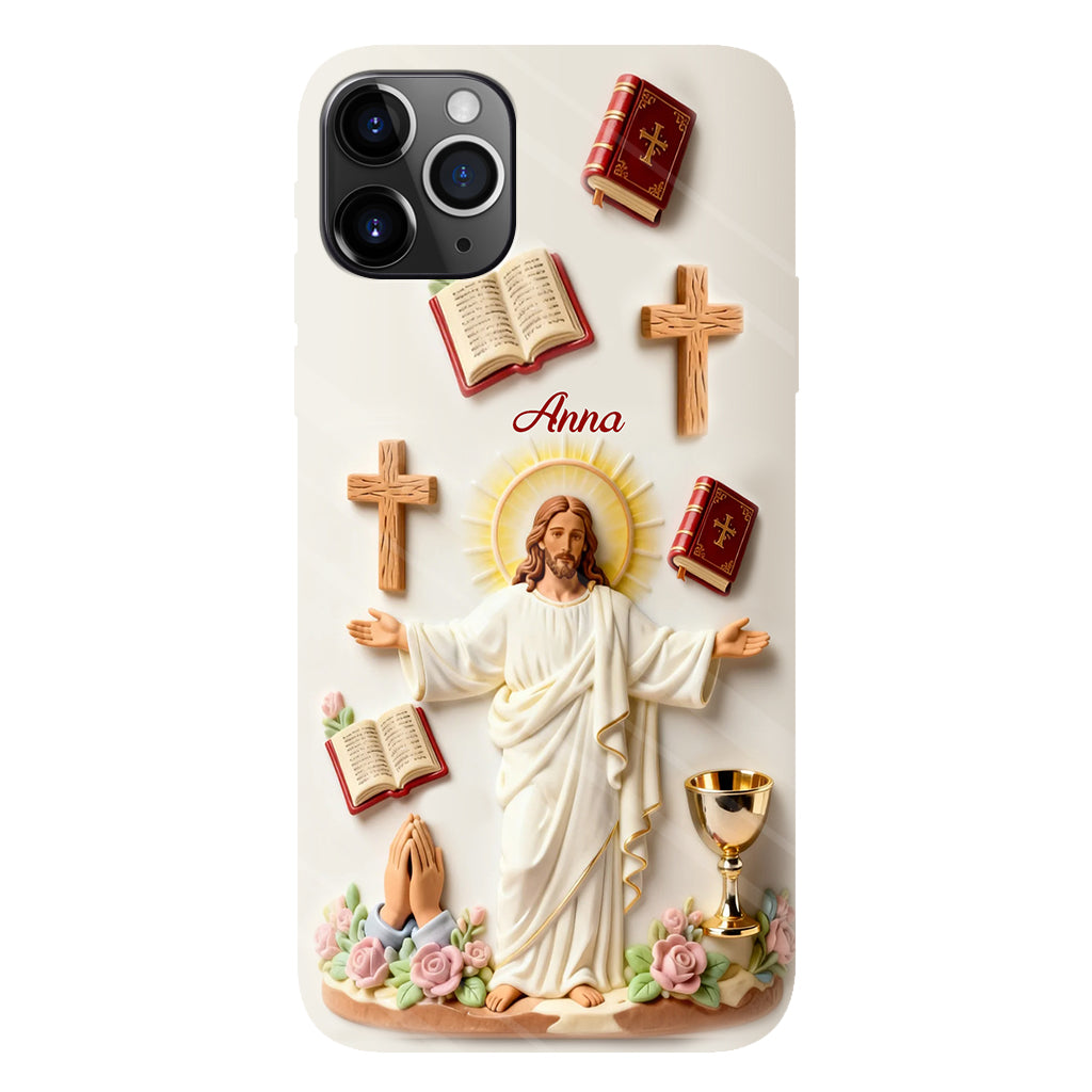 Faith Over Fear - Personalized Christian Full Print Phone Case