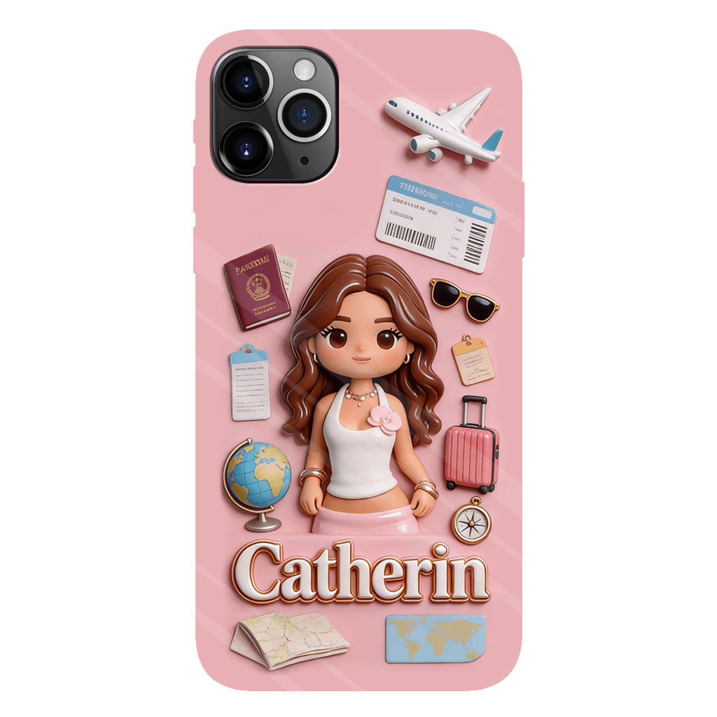 Traveling Lover - Personalized Travelling Full Print Phone Case