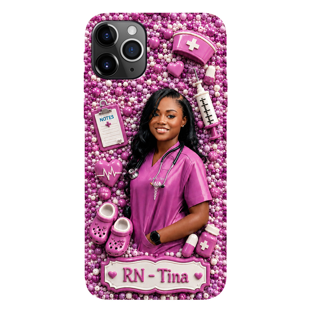 Love Being A Nurse - Personalized Nurse Full Print Phone Case