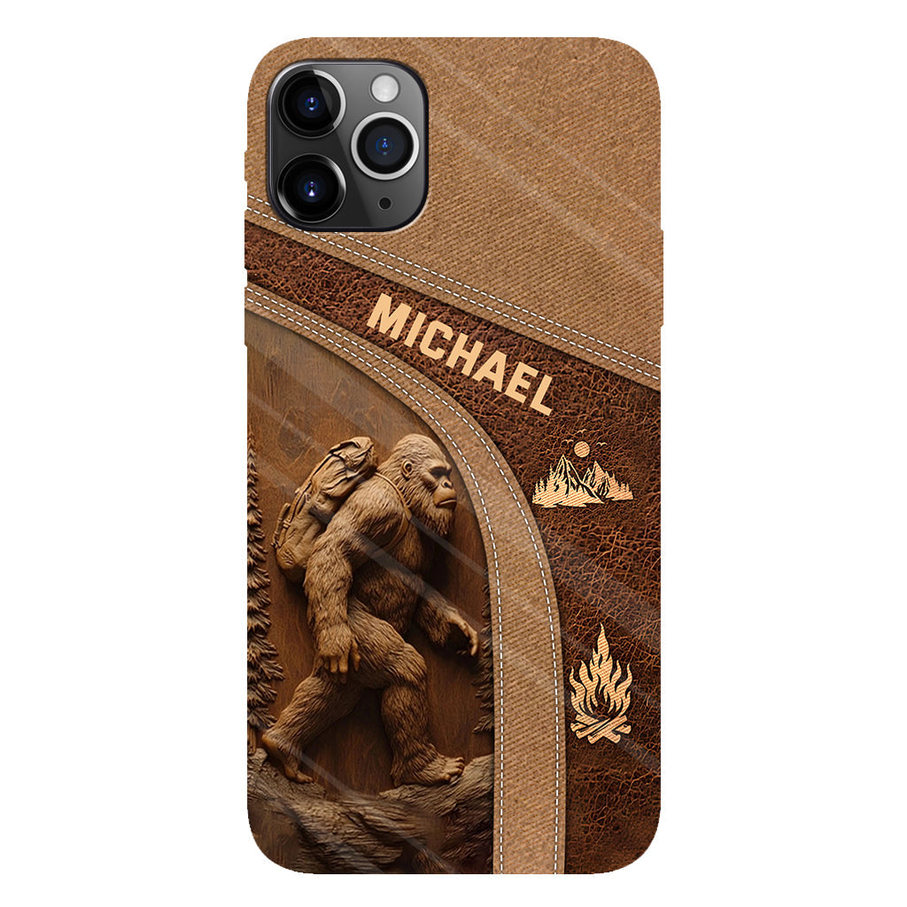 Sasquatch - Coque de téléphone personnalisée avec impression intégrale pour la randonnée