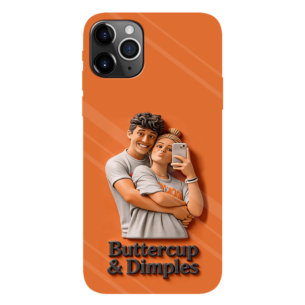 Coque de téléphone personnalisée avec photo pour couple - Cadeau idéal pour la Saint-Valentin