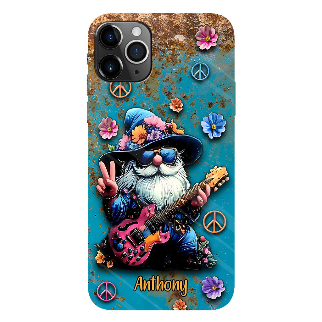 Coque de téléphone personnalisée Hippie Gnome - Motif hippie intégral