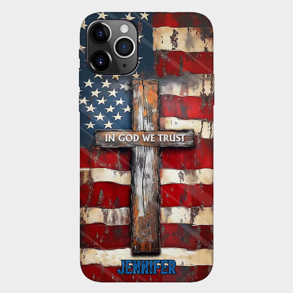 In God We Trust - Personalized Christian Full Print Phone Case