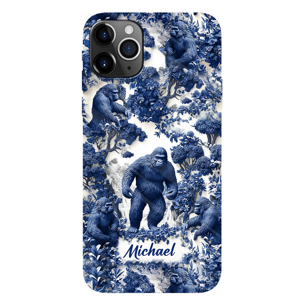 Bigfoot Summer Vibes - Personalized Hiking Full Print Phone Case