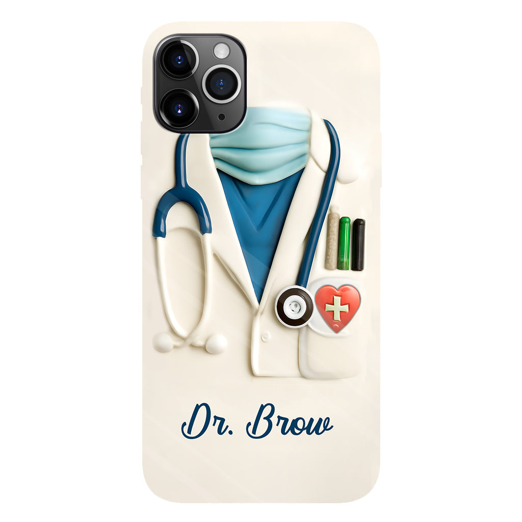 Medical Appreciation Design With Stethoscope - Personalized Full Print Phone Case