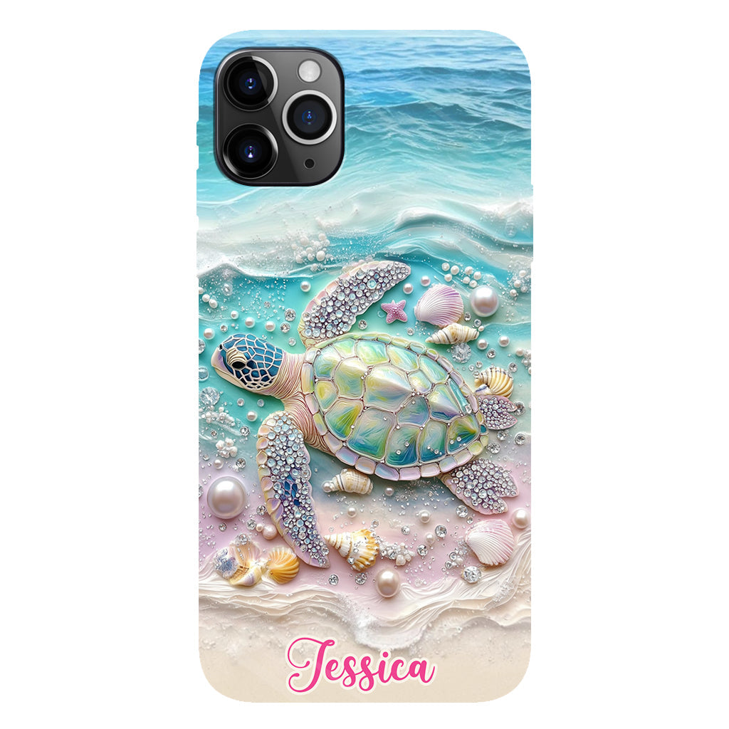 Love Turtles - Personalized Turtle Full Print Phone Case