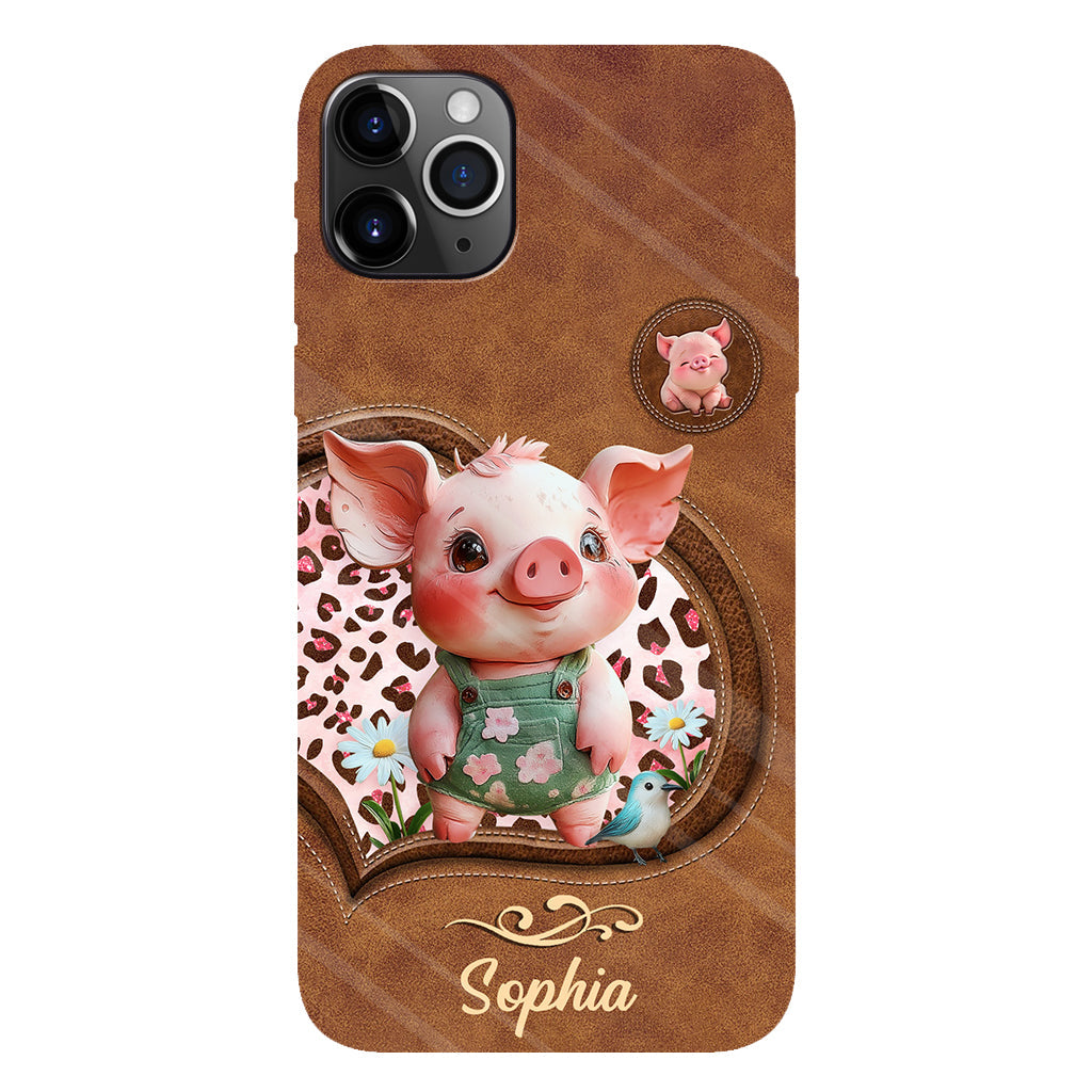 Cute Pig - Personalized Pig Lover Full Print Phone Case