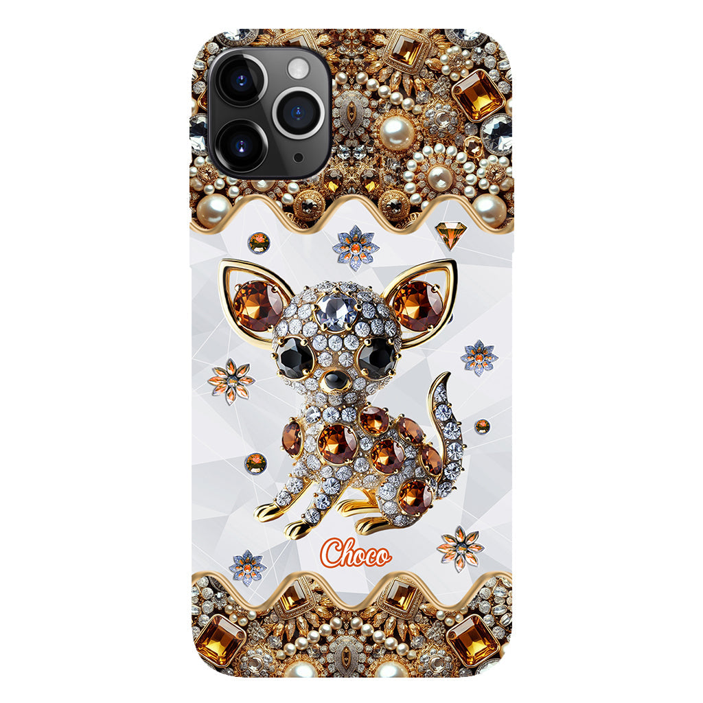 Love Chihuahuas - Personalized Dog Full Print Phone Case