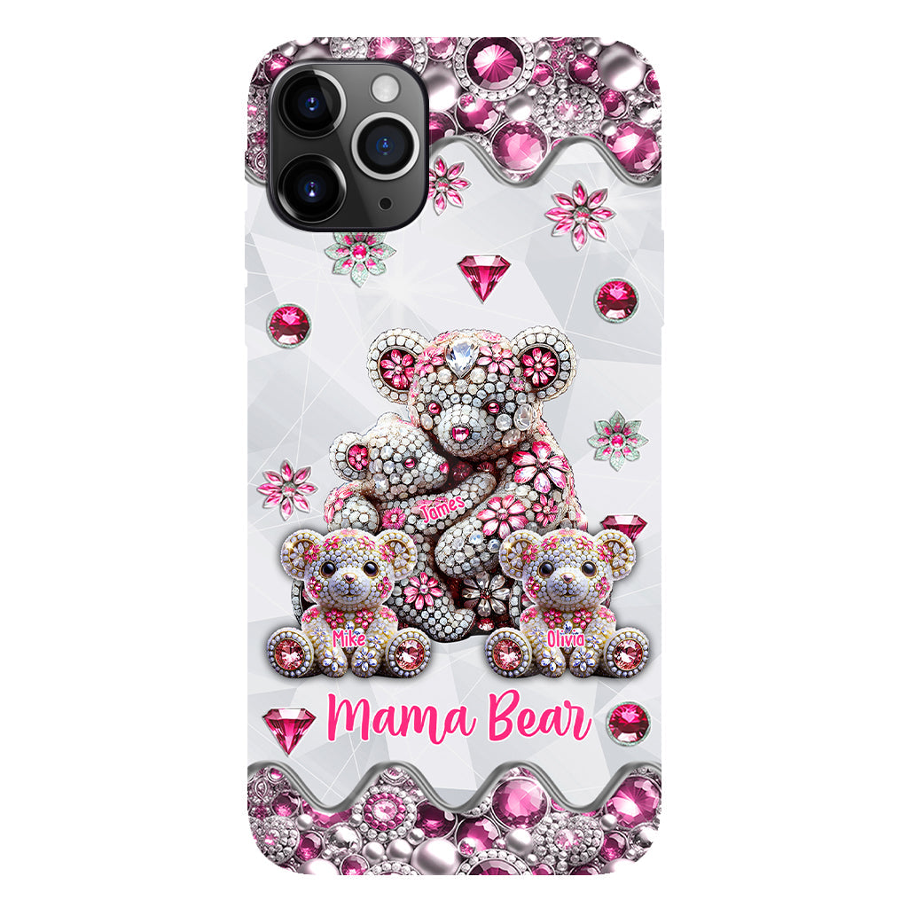 Mama Bear Gift For Mom, Grandma,.. - Personalized Mother Full Print Phone Case