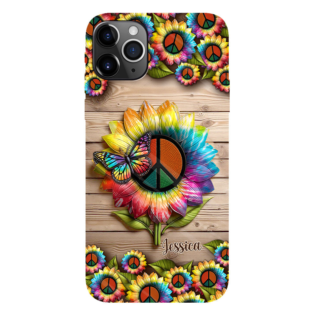 Coque de téléphone personnalisée Hippie Soul - Motif hippie intégral