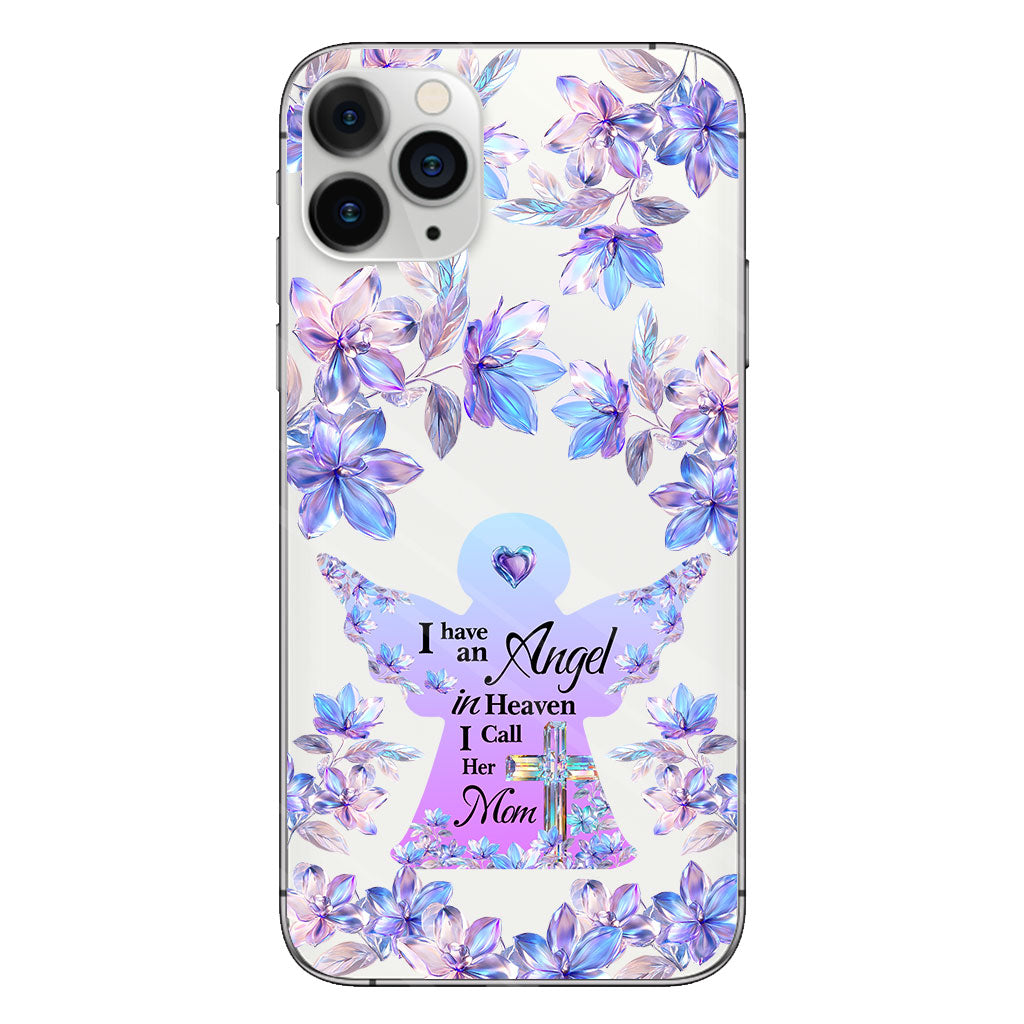 Angel In Heaven - Personalized Memorial Clear Phone Case