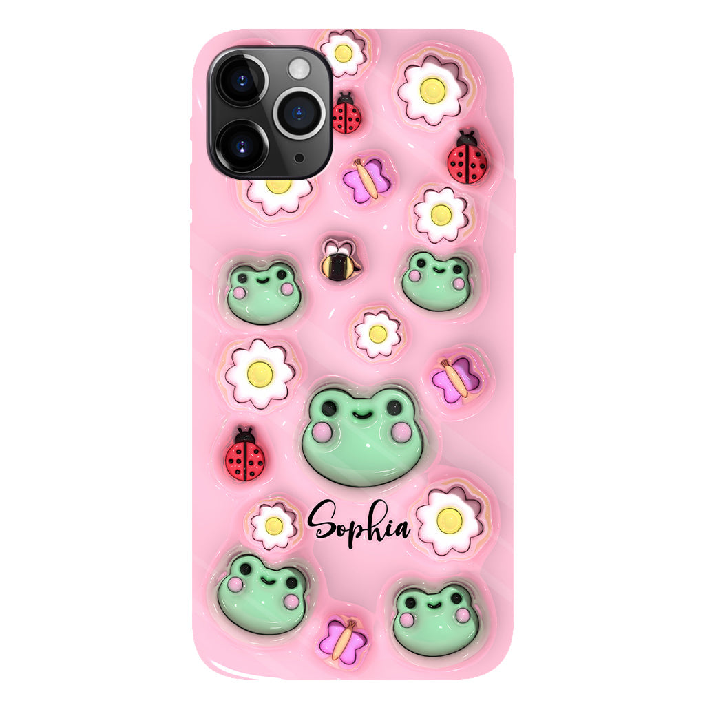 Coque de téléphone personnalisée « Grenouilles » - Motif grenouille intégral