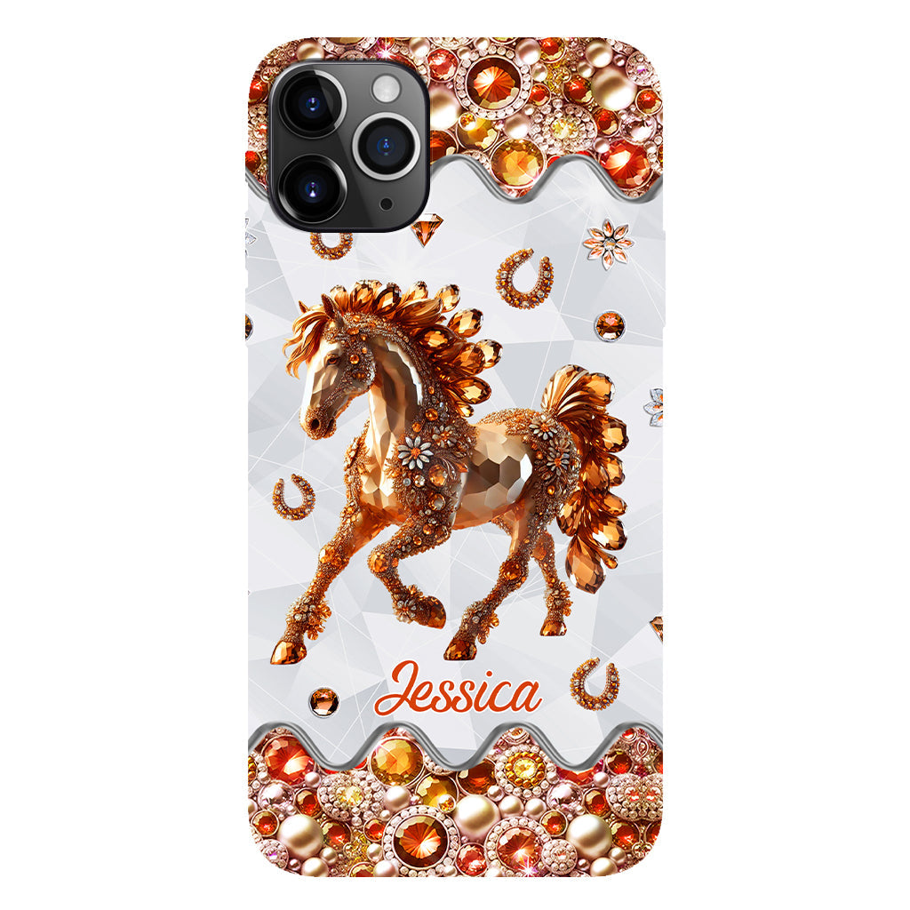 Just A Girl Who Loves Horses - Personalized Horse Full Print Phone Case