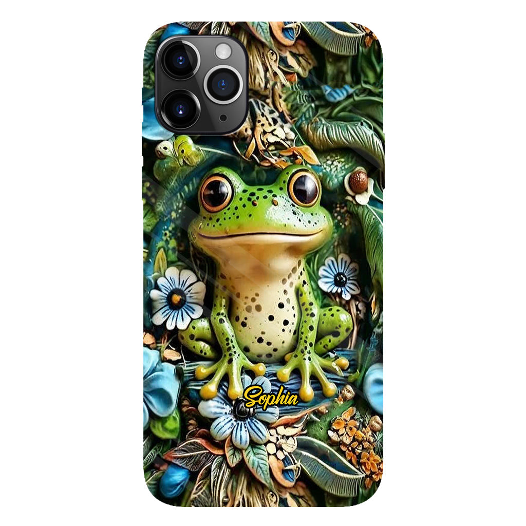 Coque de téléphone personnalisée « Grenouilles » - Motif grenouille intégral