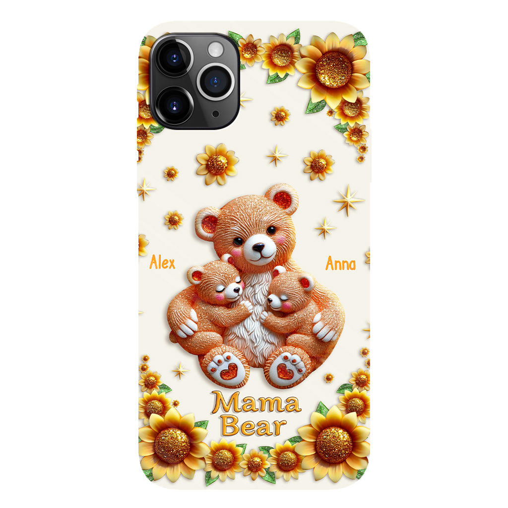 Mama Bear - Personalized Mother Full Print Phone Case