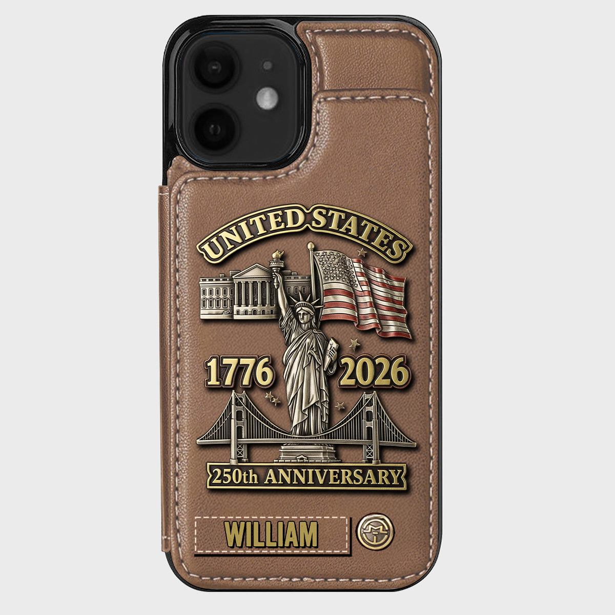 250th Anniversary - Personalized Wallet Phone Case