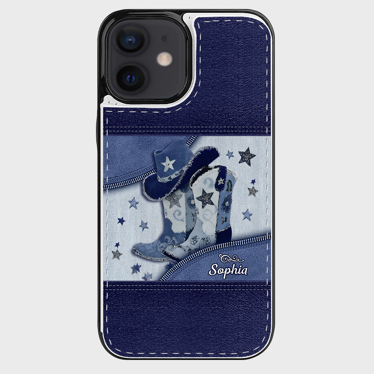 Cowgirl Boots - Personalized Cowgirl Foldable Wallet Phone Case
