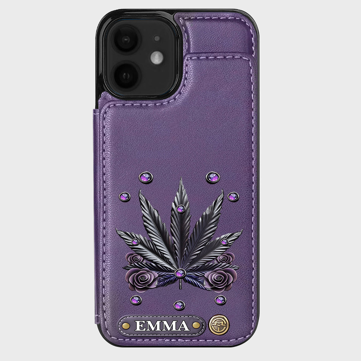 Beautiful Marijuanas - Personalized Weed Wallet Phone Case