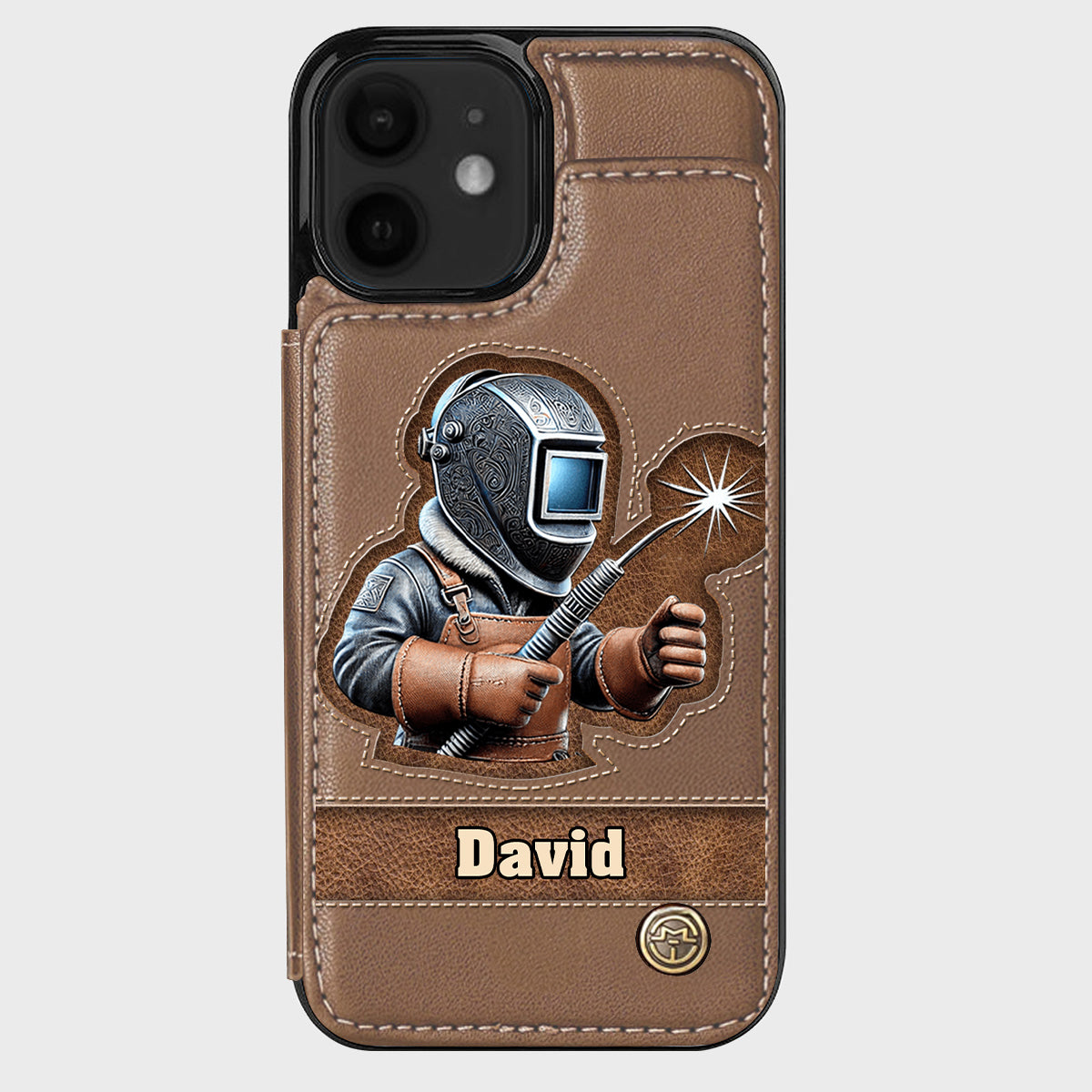 Strong Ones Become Welder - Personalized Welder Wallet Phone Case
