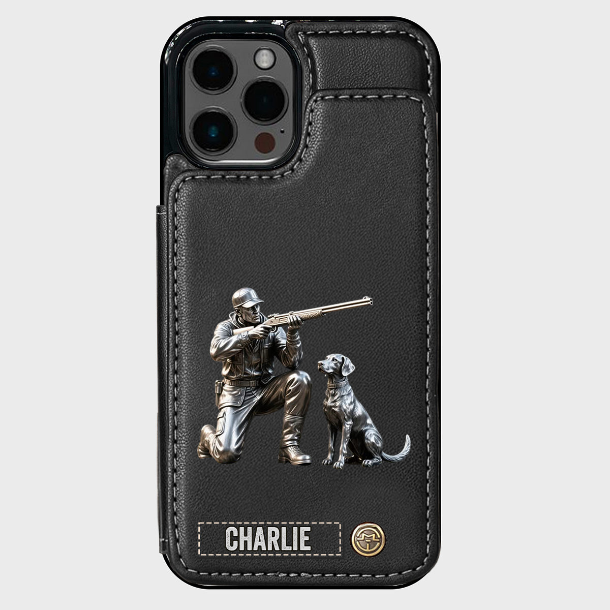 Passionné de chasse - Étui portefeuille personnalisé pour téléphone sur le thème de la chasse