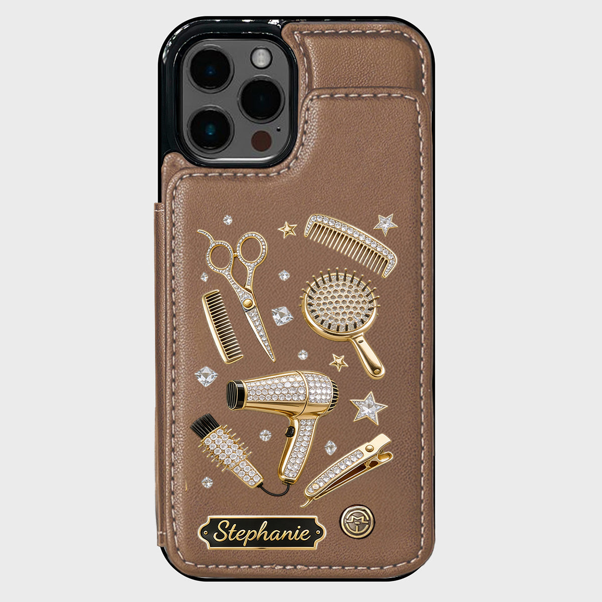 Ciseaux de Coiffeur Décor Salon - Étui de Téléphone Personnalisé