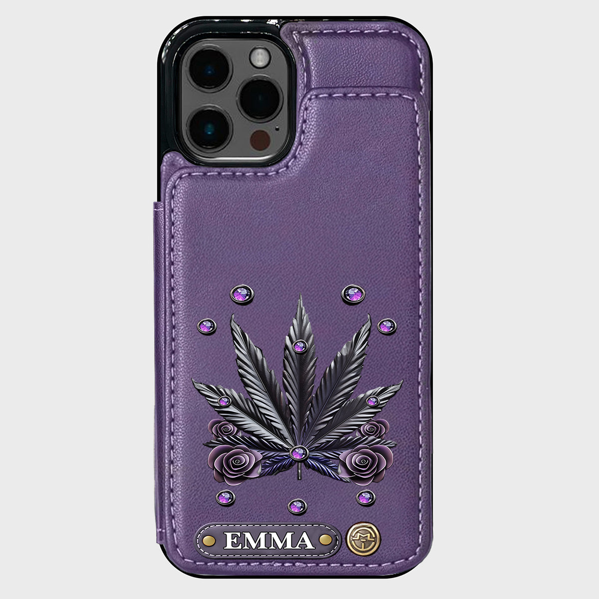 Beautiful Marijuanas - Personalized Weed Wallet Phone Case