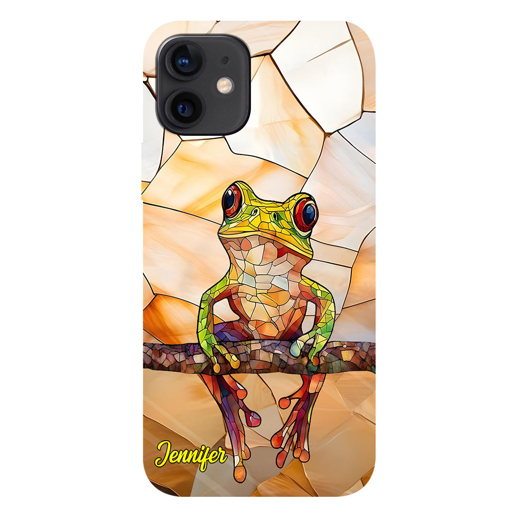 Coque de téléphone personnalisée avec motif grenouille - Cadeau idéal pour les amoureux des grenouilles