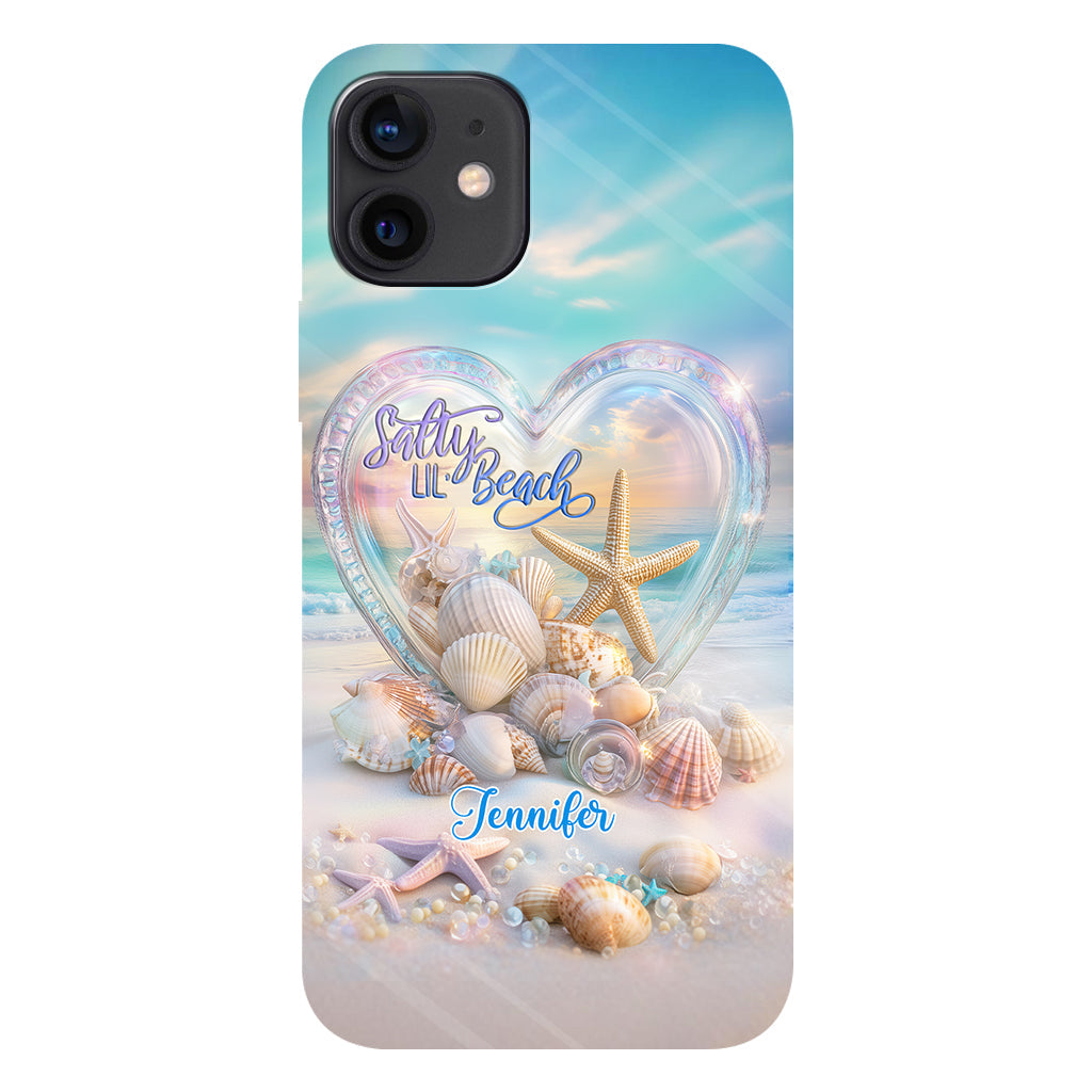 Salty Lil Beach - Coque de téléphone personnalisée pour amoureux de la mer avec impression intégrale