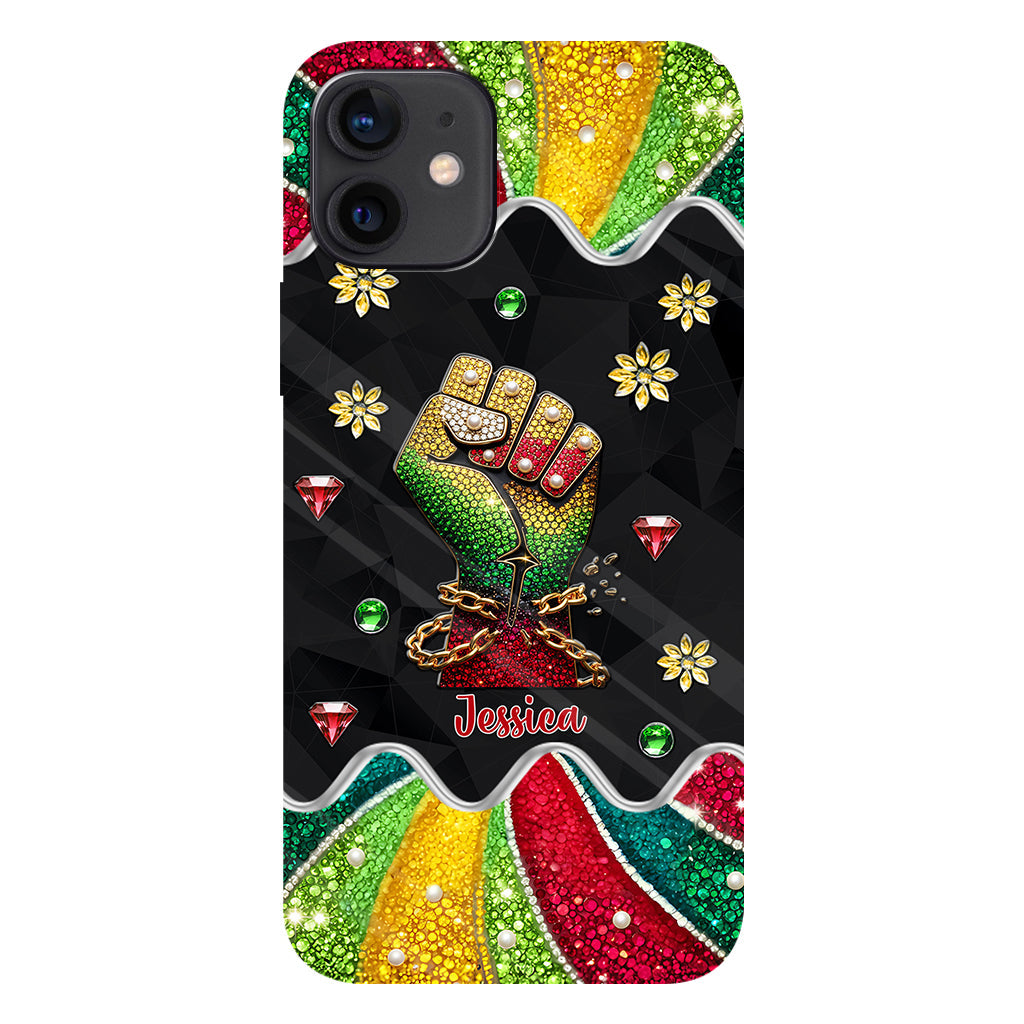 Ils ne nous aiment pas - Coque de téléphone et support de téléphone personnalisés Juneteenth avec impression intégrale