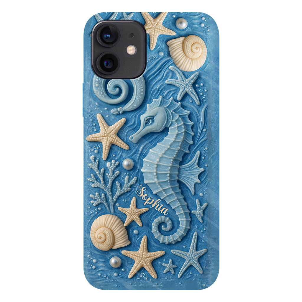 Juste une fille qui aime l'océan - Coque de téléphone personnalisée pour amoureux de la mer avec impression intégrale