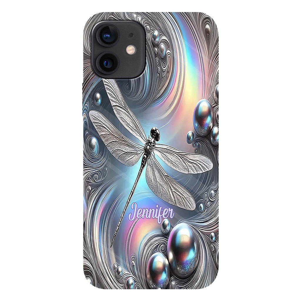 Magnifique libellule - Coque de téléphone personnalisée avec motif libellule intégral