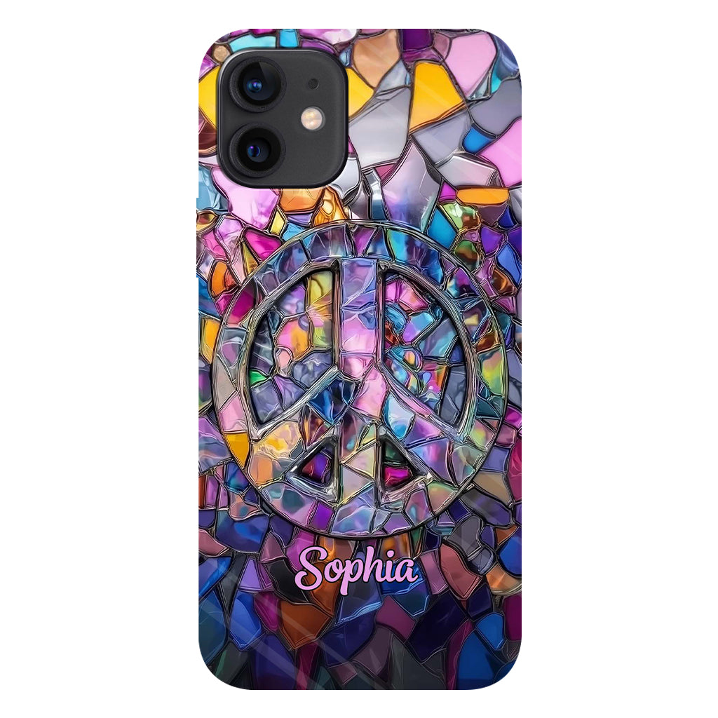 Coque de téléphone personnalisée Hippie Soul - Motif hippie intégral