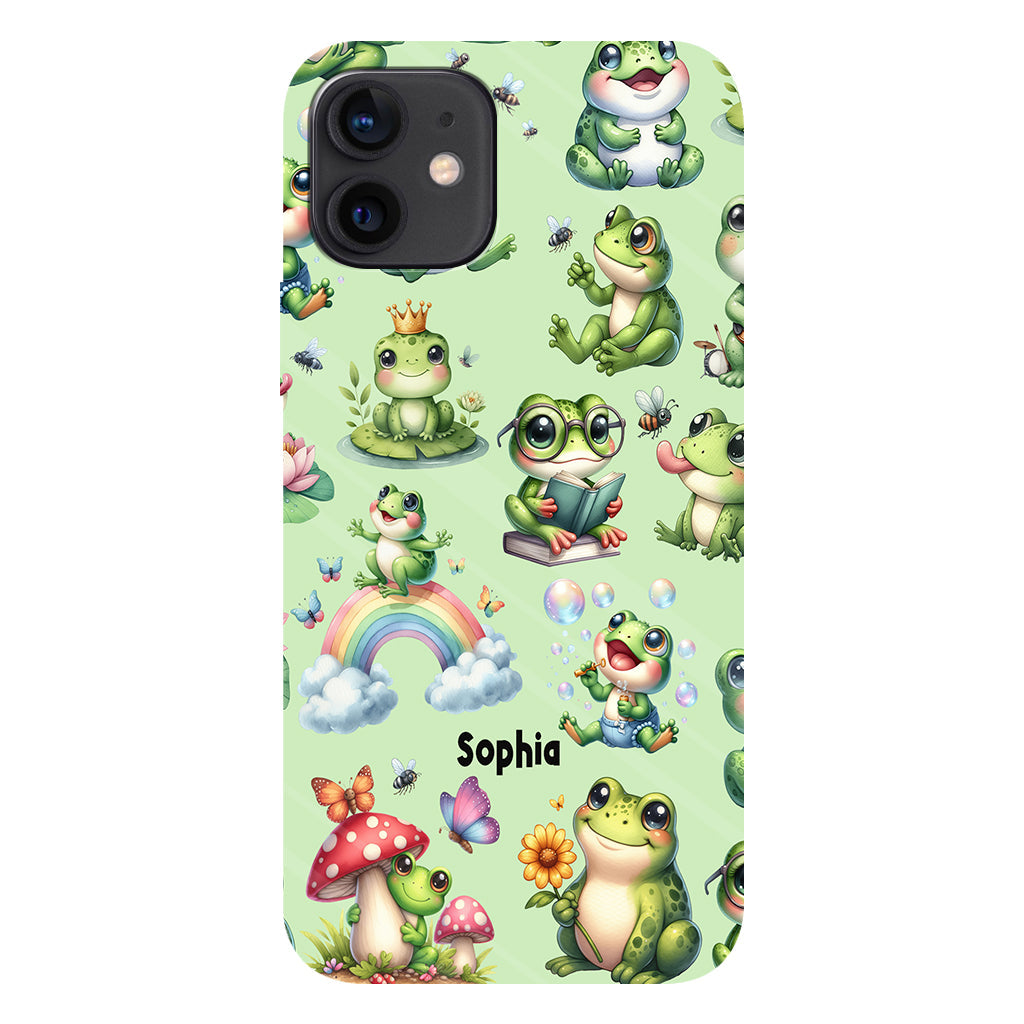 Just A Girl Who Loves Frogs - Personalized Frog Full Print Phone Case