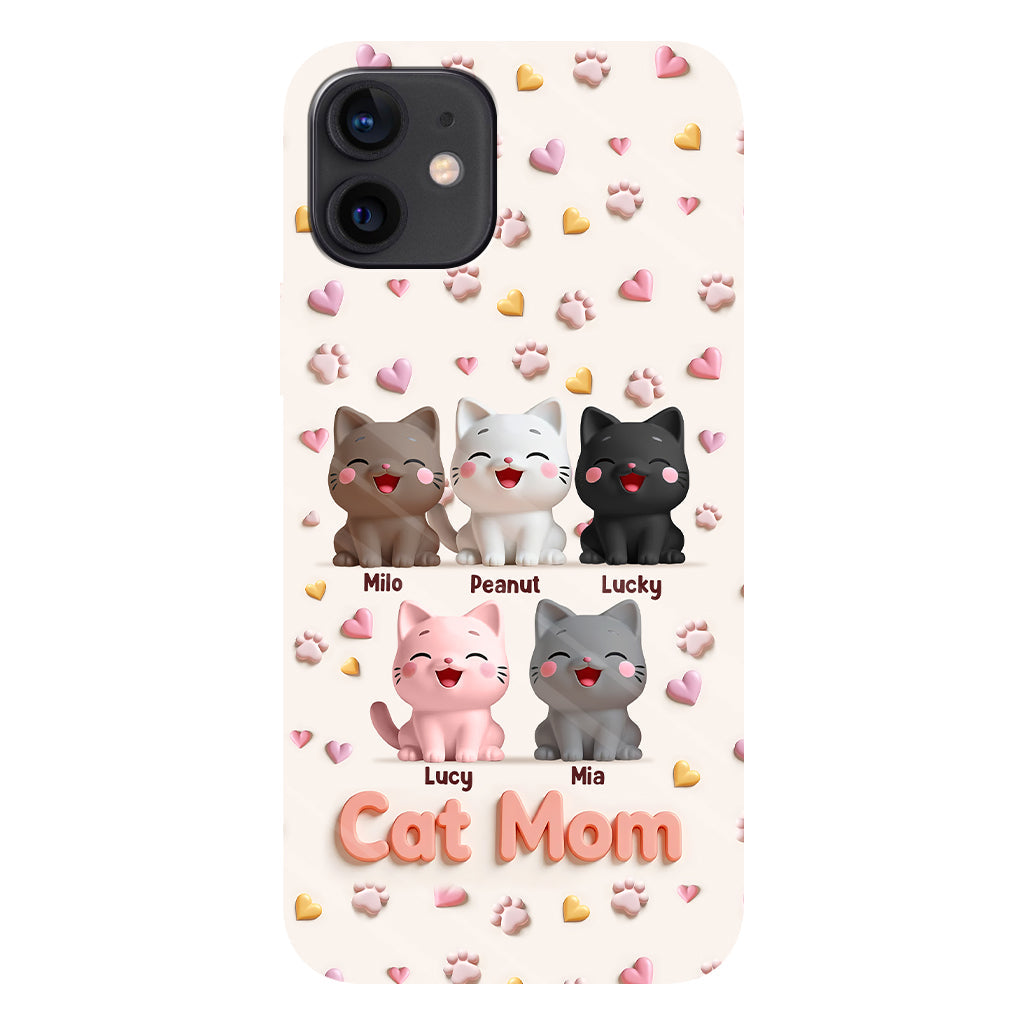 Cat Mom - Personalized Cat Full Print Phone Case