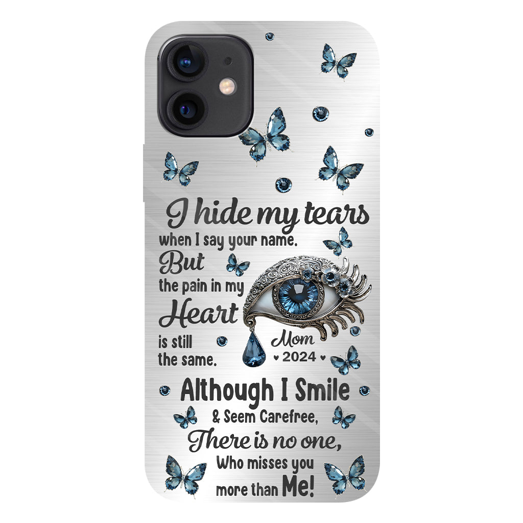 Mes larmes - Coque de téléphone personnalisée en hommage à mes larmes