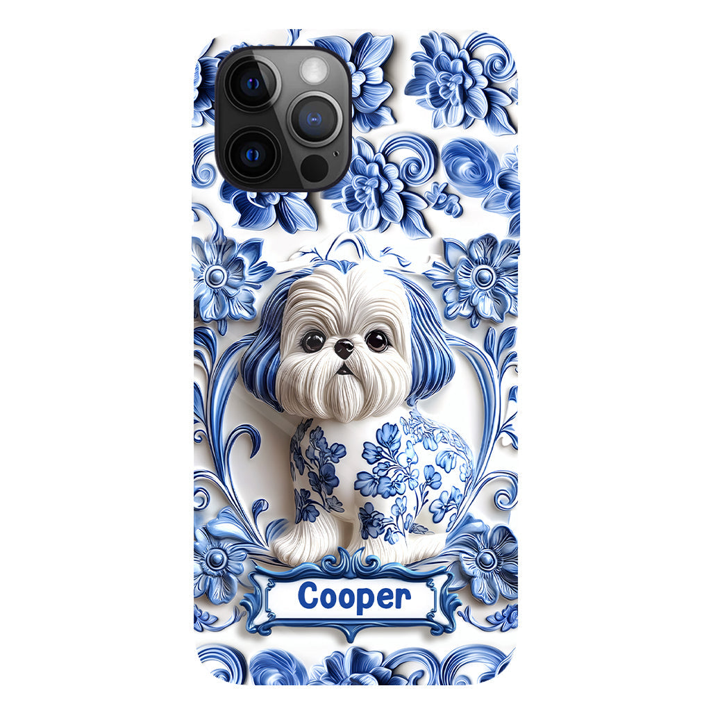 Cute Dog - Personalized Dog Full Print Phone Case
