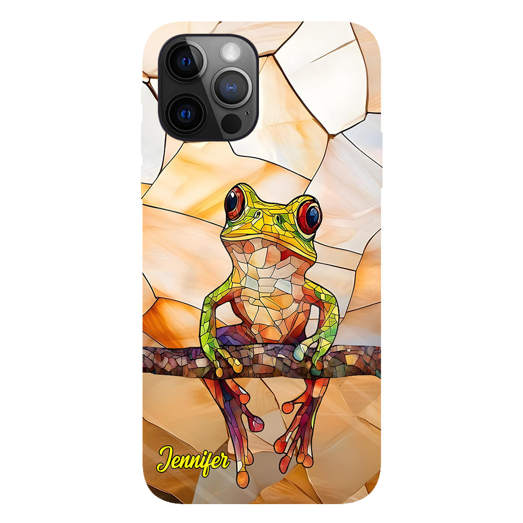 Coque de téléphone personnalisée avec motif grenouille - Cadeau idéal pour les amoureux des grenouilles