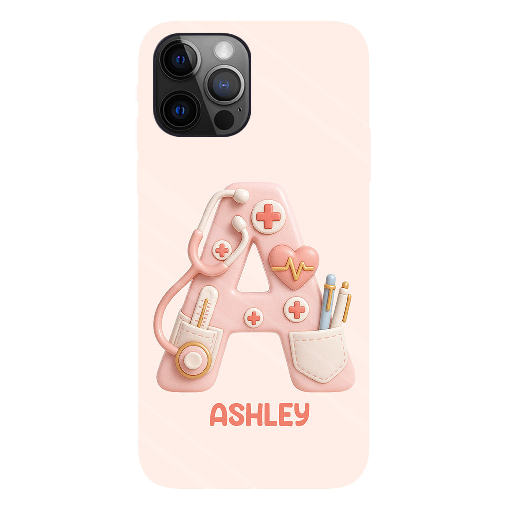Nurse Alphabet Custom - Personalized Nurse Full Print Phone Case