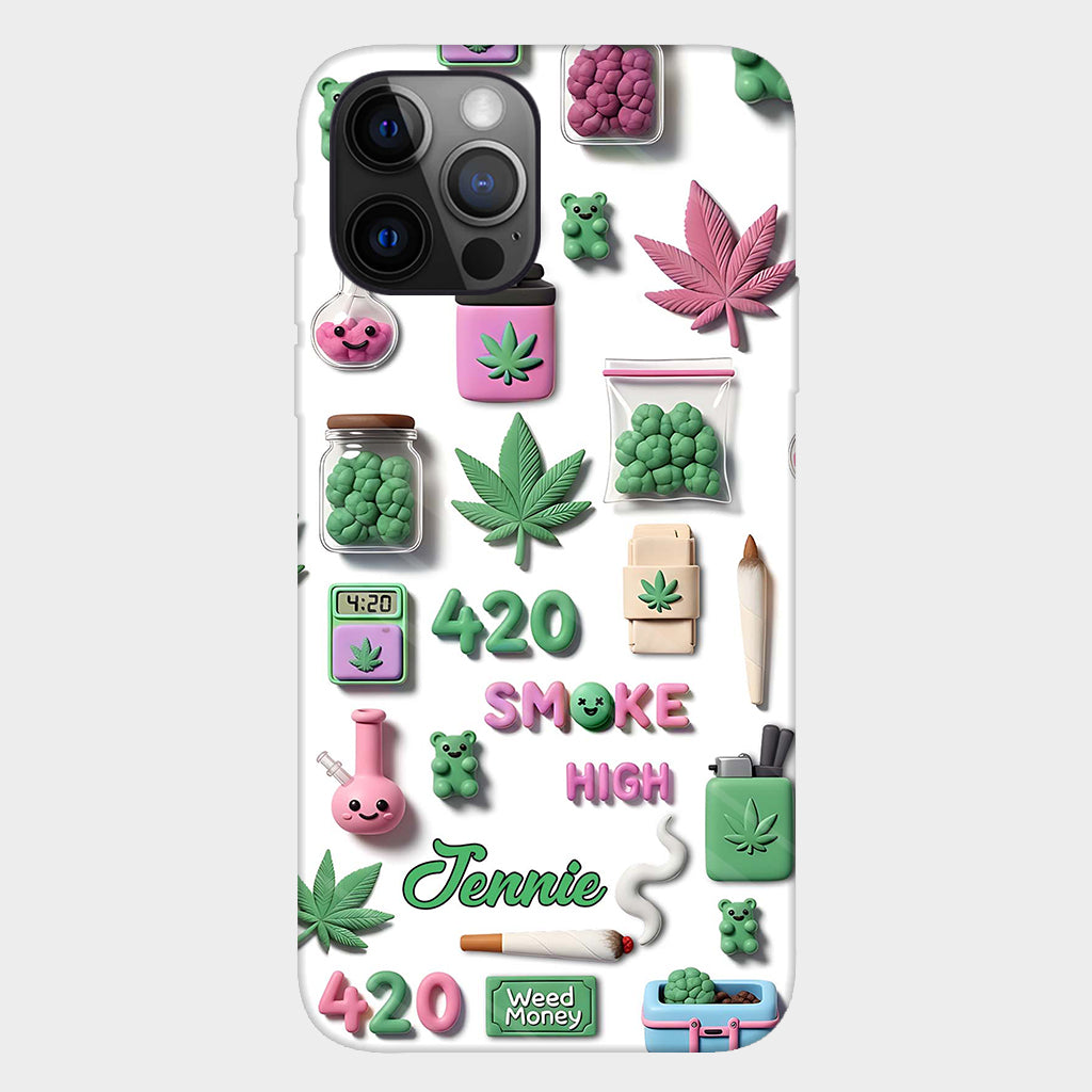 Stoner Chic - Personalized Weed Full Print Phone Case