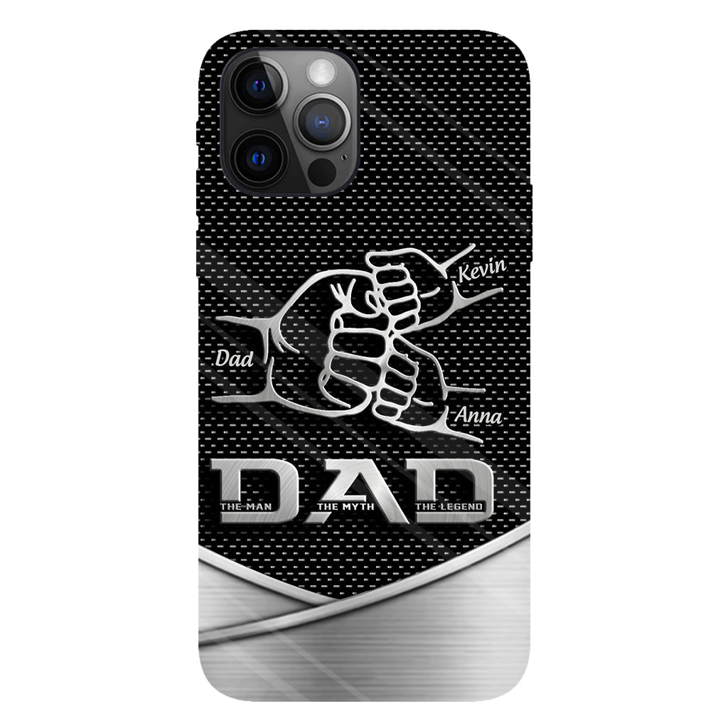 Dad The Man The Myth The Legend First Bump - Personalized Father Full Print Phone Case