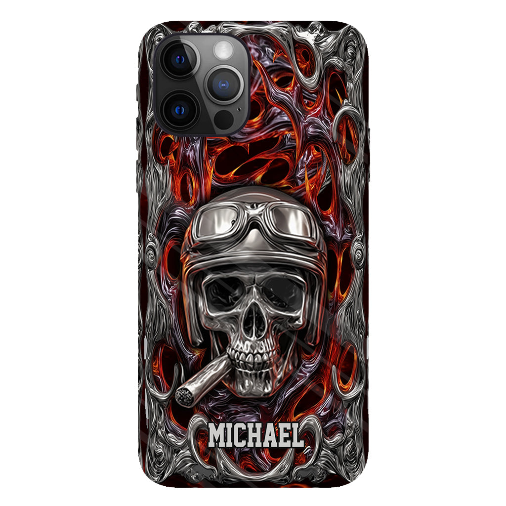 Ride Or Die - Coque de téléphone personnalisée pour motard avec impression intégrale