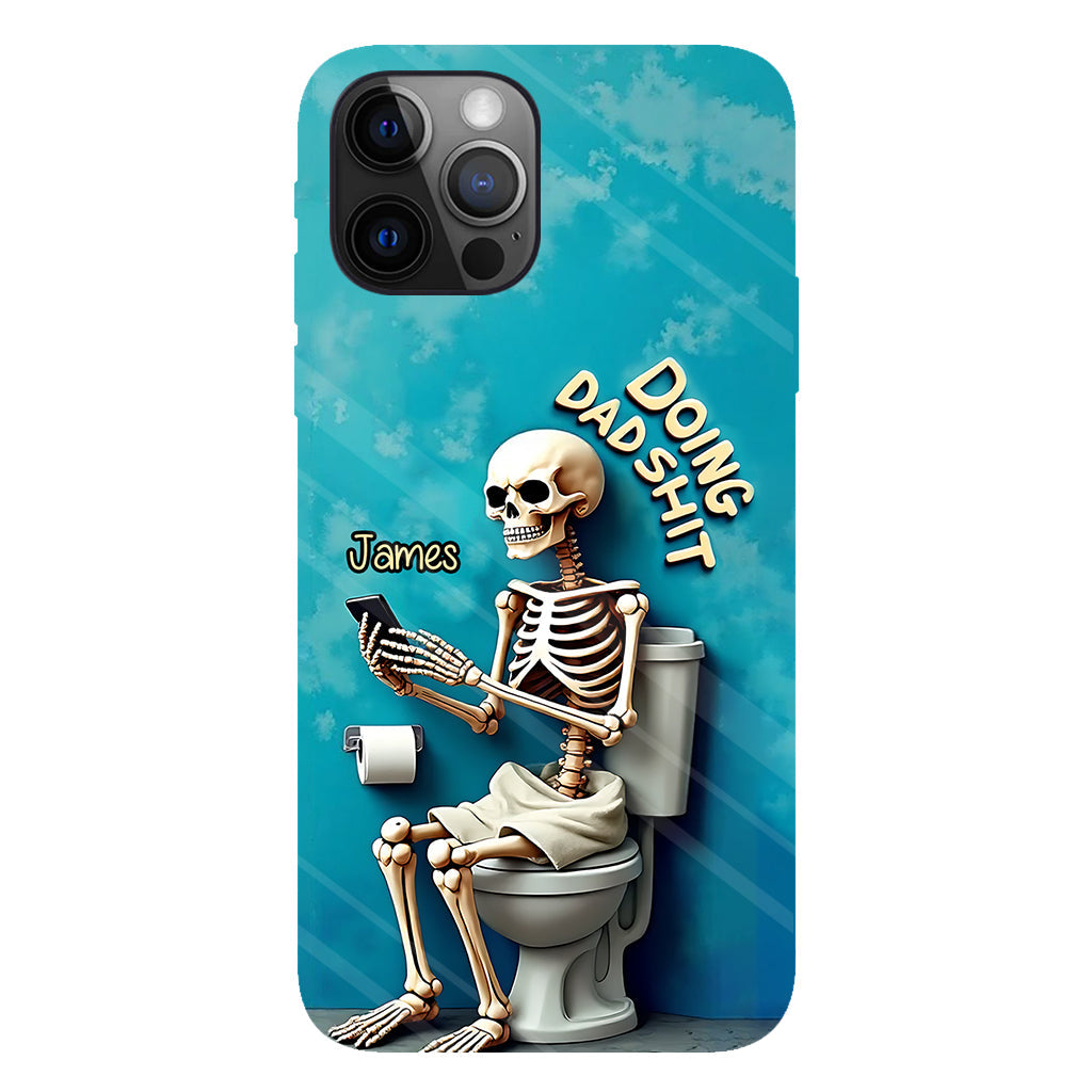 Doing Dad Shit - Personalized Father Full Print Phone Case