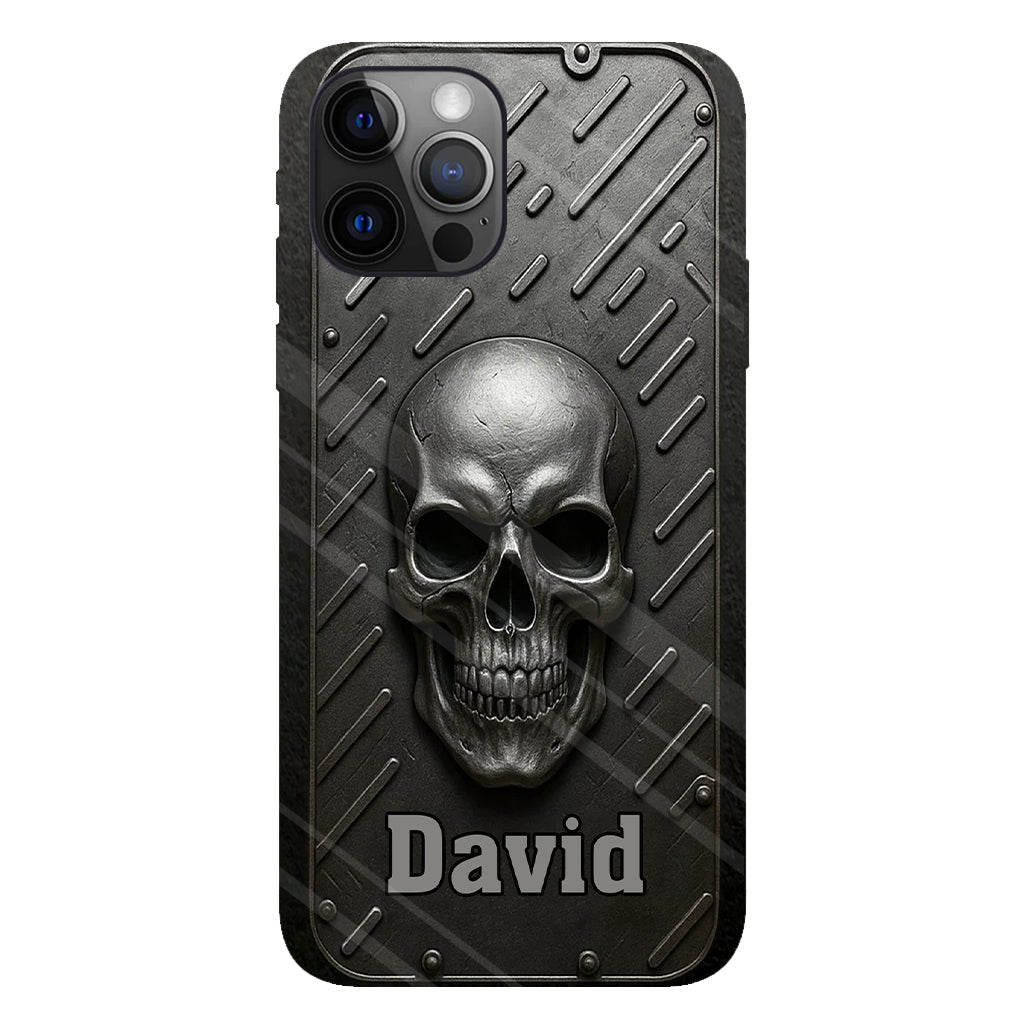 Hello Darkness - Personalized Skull Full Print Phone Case