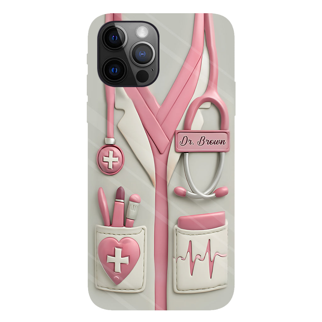Celebrate Everyday Heroes With Medical Professional Gifts - Personalized Nurse Full Print Phone Case