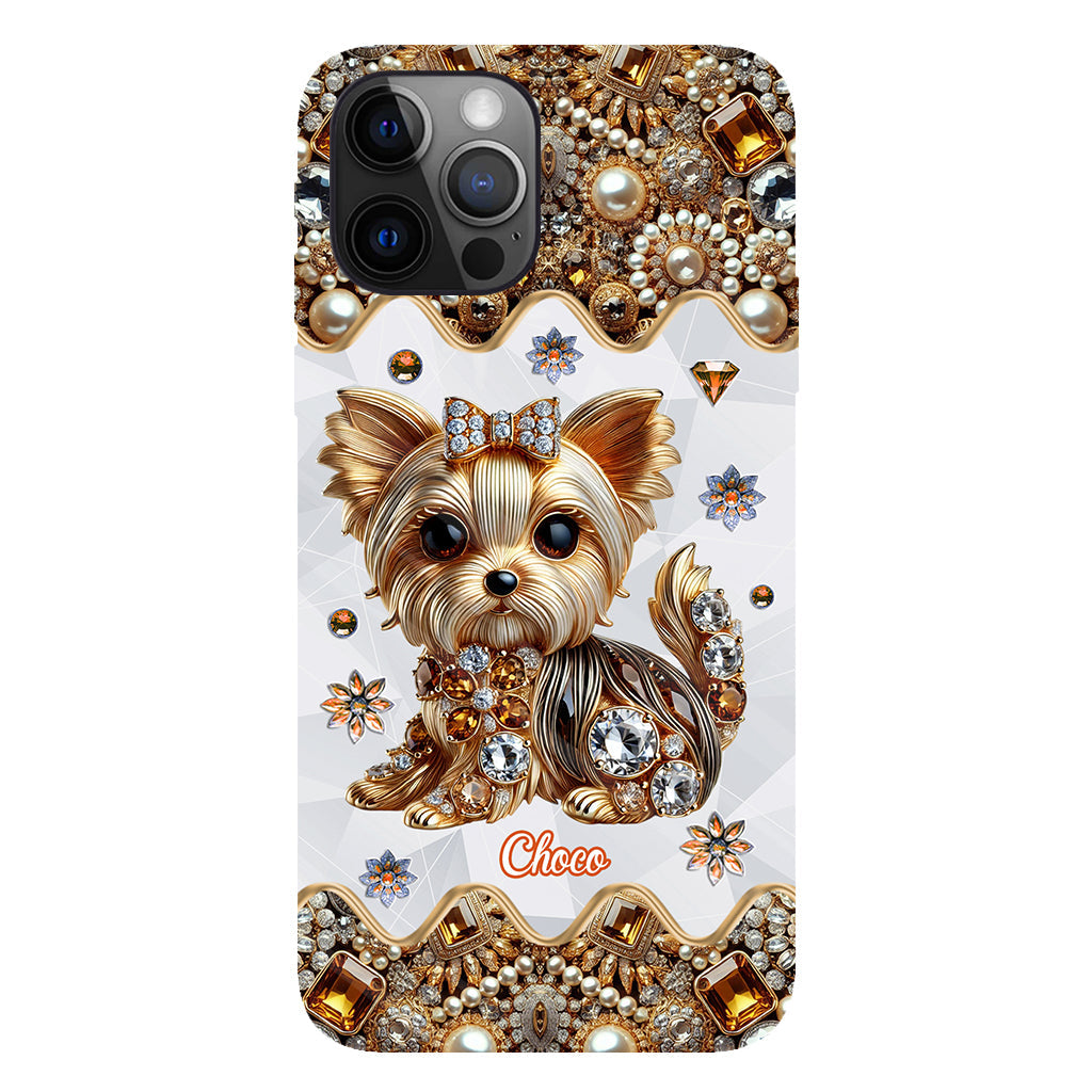 Love Yorkshire Terrier - Personalized Dog Full Print Phone Case