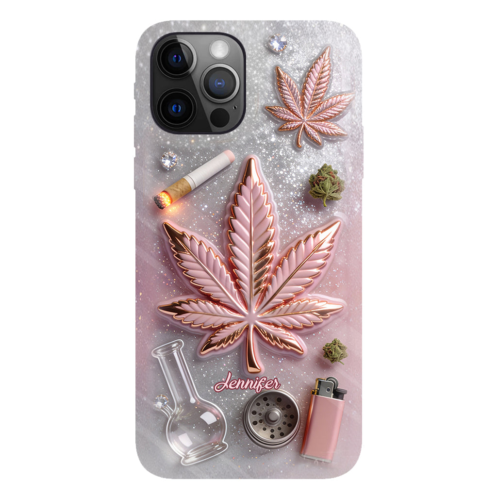 Coque de téléphone Magic Leaf - Motif cannabis personnalisé