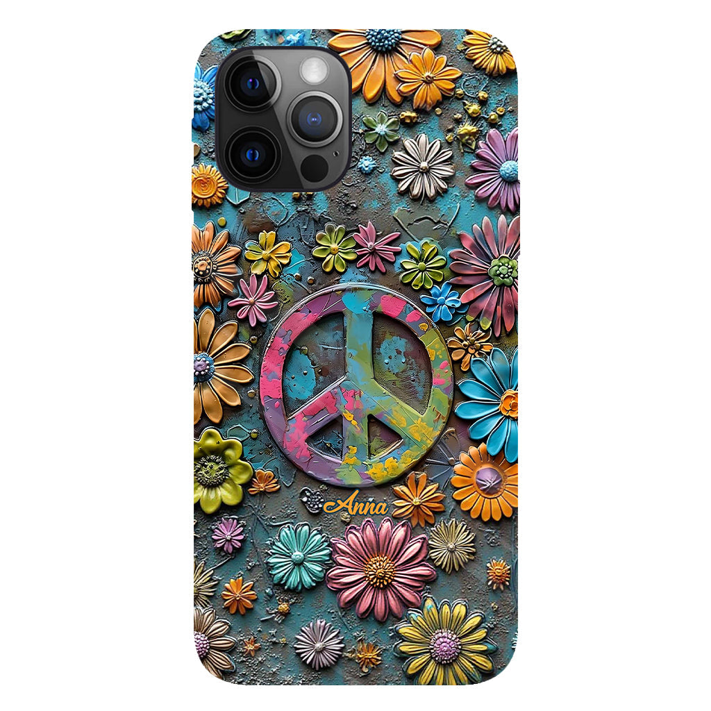 Coque de téléphone personnalisée Hippie Soul - Motif hippie intégral