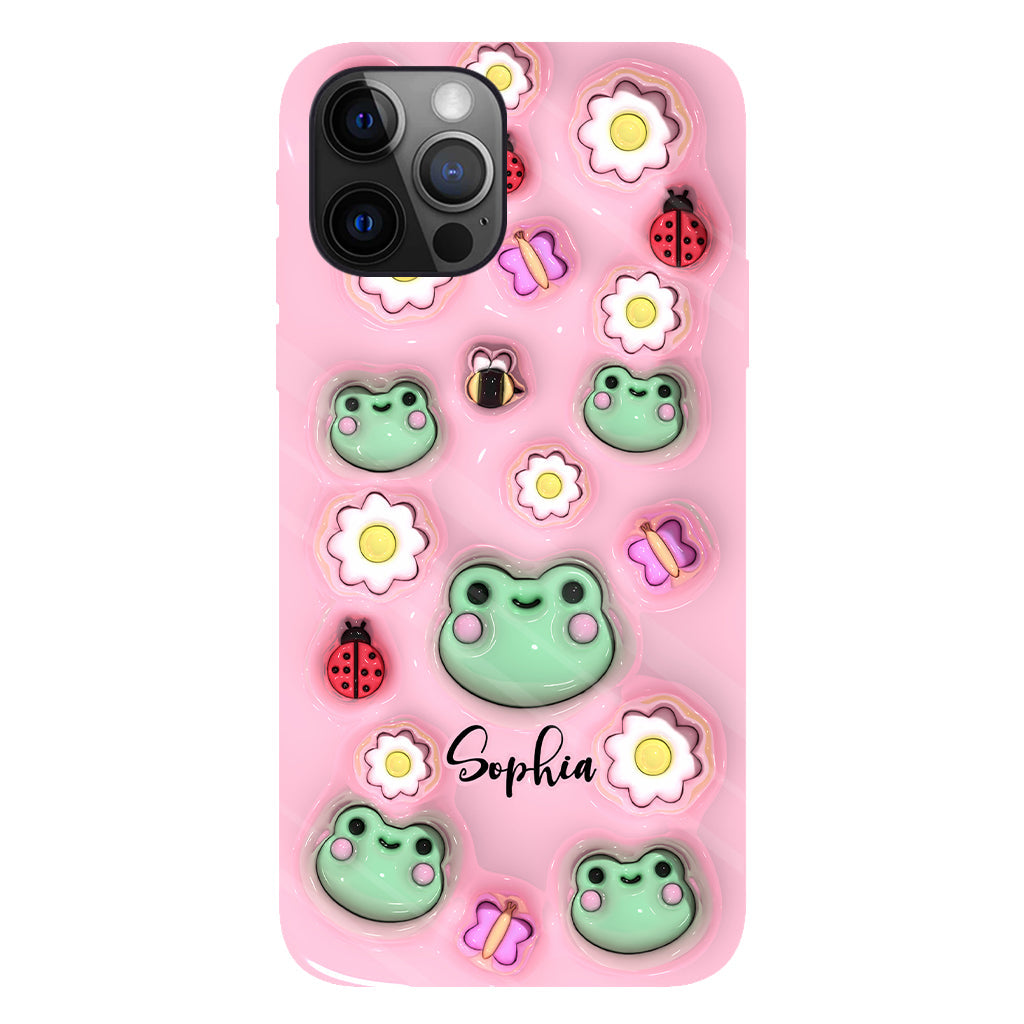 Coque de téléphone personnalisée « Grenouilles » - Motif grenouille intégral