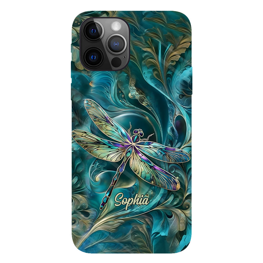 Magnifique libellule - Coque de téléphone personnalisée avec motif libellule intégral